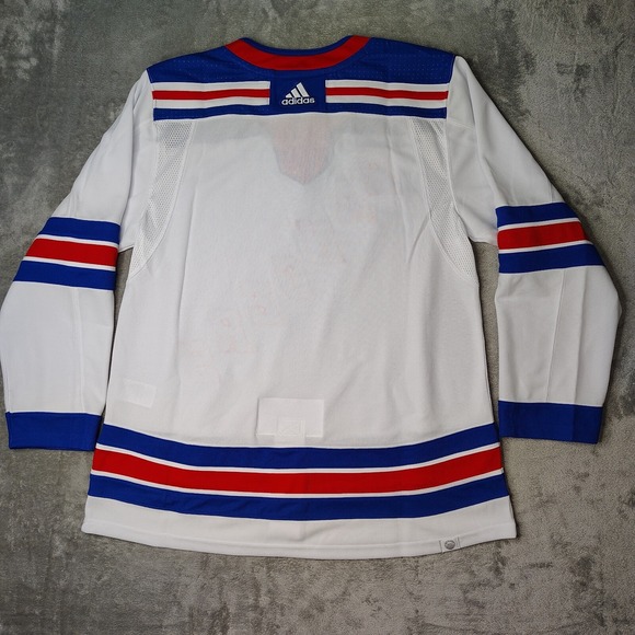 New York Rangers Adidas Jersey Size 54 White Away Spellout Authentic Primegreen - Picture 10 of 12